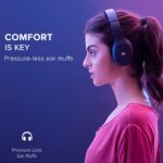 MI Super Bass Bluetooth Wireless On Ear Headphones with Mic (Black and Red) - Image 8
