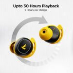 boAt Airdopes 441 True Wireless in Ear Earbuds (Bumblebee Yellow) - Image 5