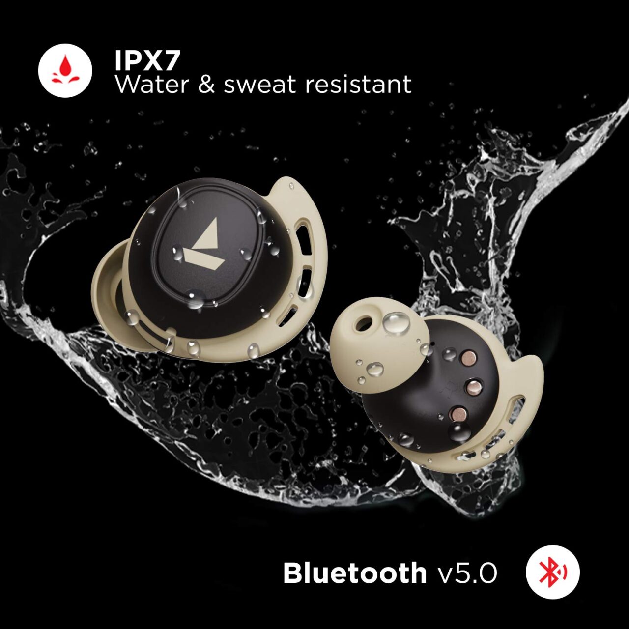 boAt Airdopes 441 Masaba Edition True Wireless Earbuds (Black Star) - Image 6