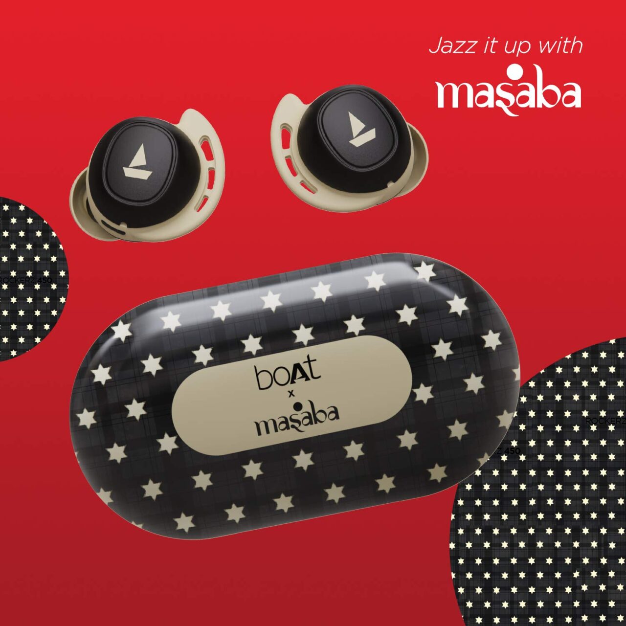 boAt Airdopes 441 Masaba Edition True Wireless Earbuds (Black Star) - Image 5