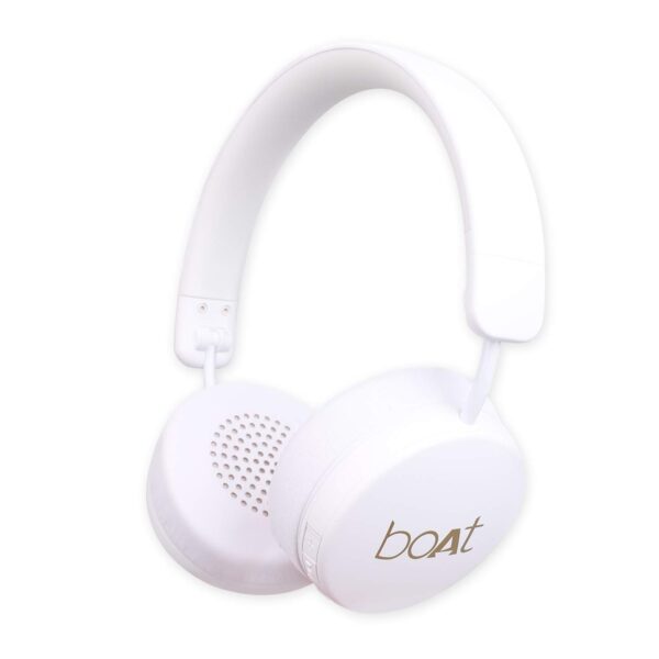 boAt Rockerz 440 Wireless Bluetooth Headset with in-Built Mic (White)