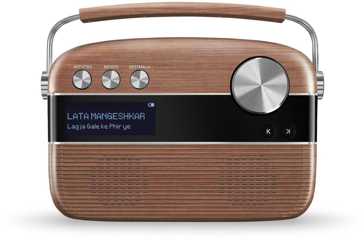 Saregama Carvaan Hindi - Portable Music Player  (Porcelain White) - Image 5