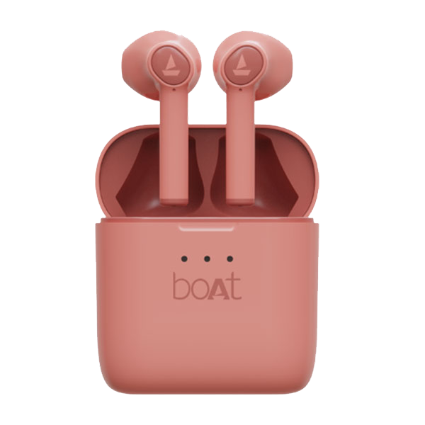 boAt Airdopes 131 Twin Wireless Earbuds (Light Pink)