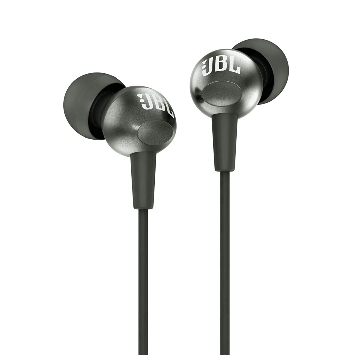 JBL C200SI in-Ear Premium Headphones with Mic (Gun Metal) - Image 1