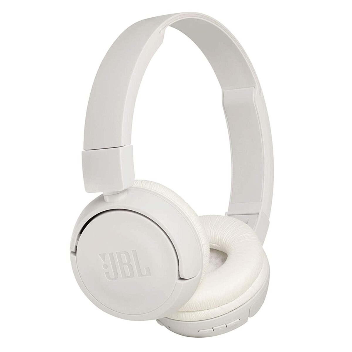 JBL T460BT Extra Bass Wireless On-Ear Headphones (White) - Image 1