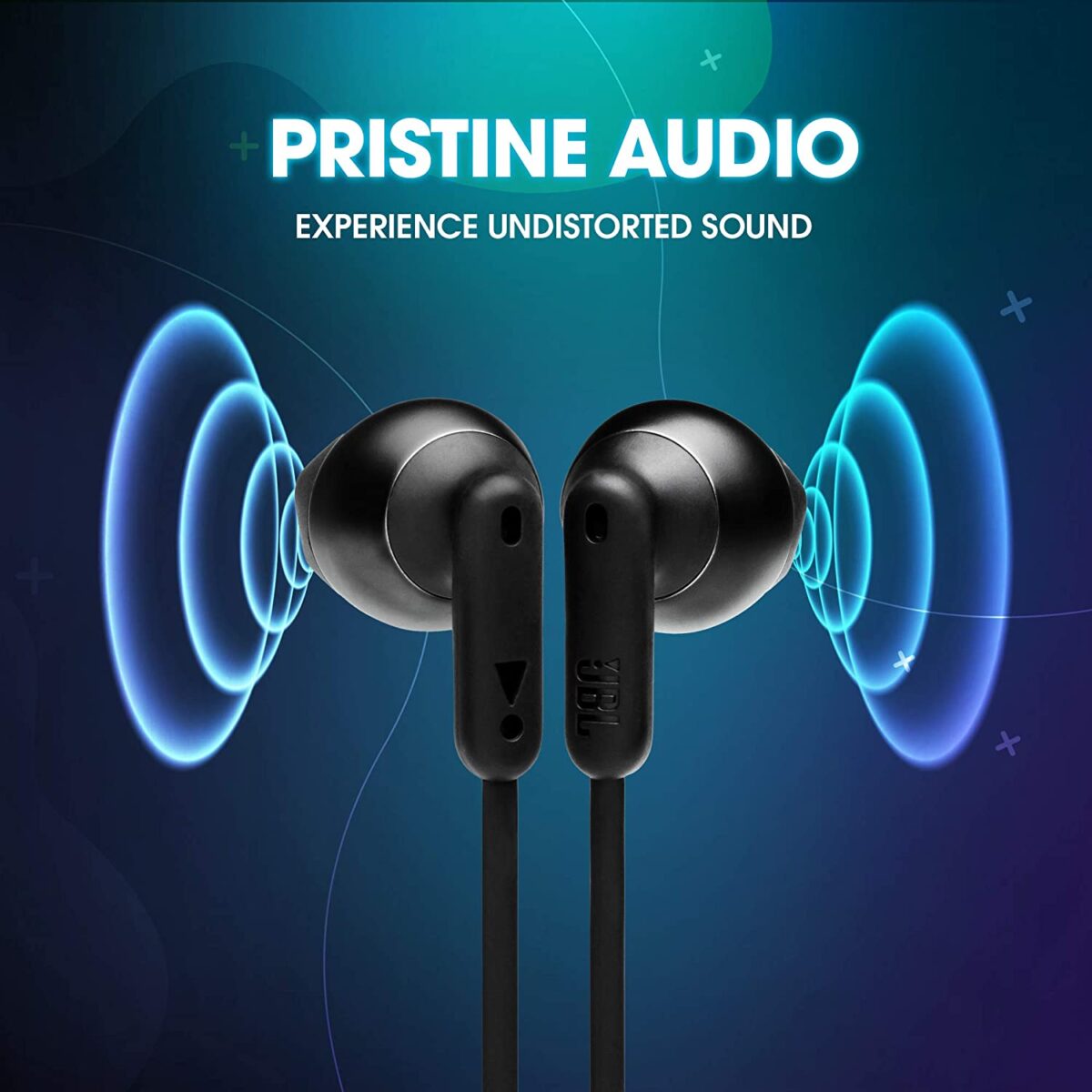 JBL Tune 215BT in-Ear Wireless Bluetooth Headphones (Black) - Image 3