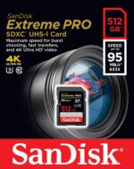 SanDisk 512GB Extreme Pro SDXC UHS-I Memory Card - Image 2