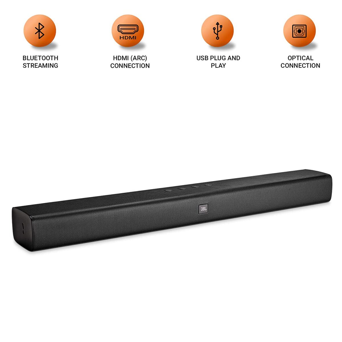 JBL Bar Studio Wireless Soundbar with JBL Surround Sound (Black) - Image 4