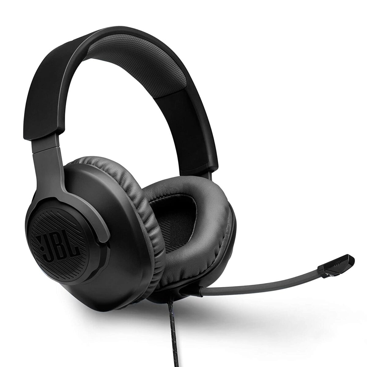 JBL Quantum 100 Wired Over-Ear Gaming Headset (Black) - Image 1