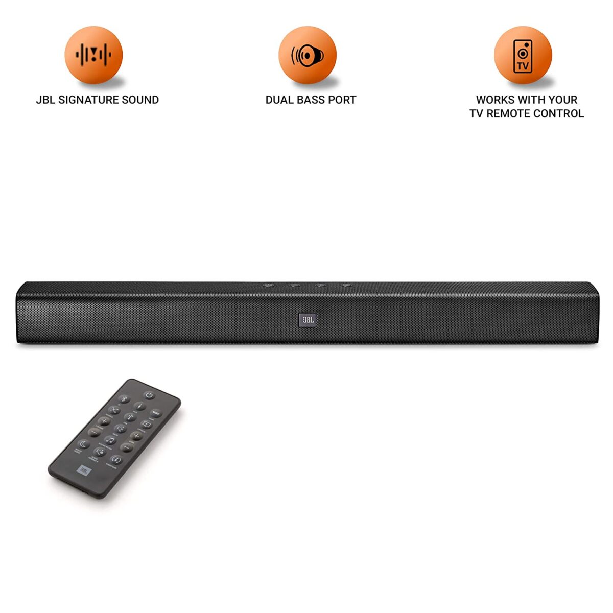 JBL Bar Studio Wireless Soundbar with JBL Surround Sound (Black) - Image 5