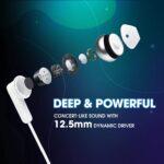 JBL Tune 215BT in-Ear Wireless Bluetooth Headphones (White) - Image 7