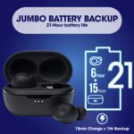 JBL C115TWS True Wireless Headphone (Black) - Image 5