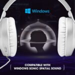 JBL Quantum 100 Wired Over-Ear Gaming Headset (White) - Image 5