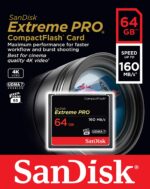 SanDisk Extreme PRO 64GB Compact Flash Memory Card - Image 2