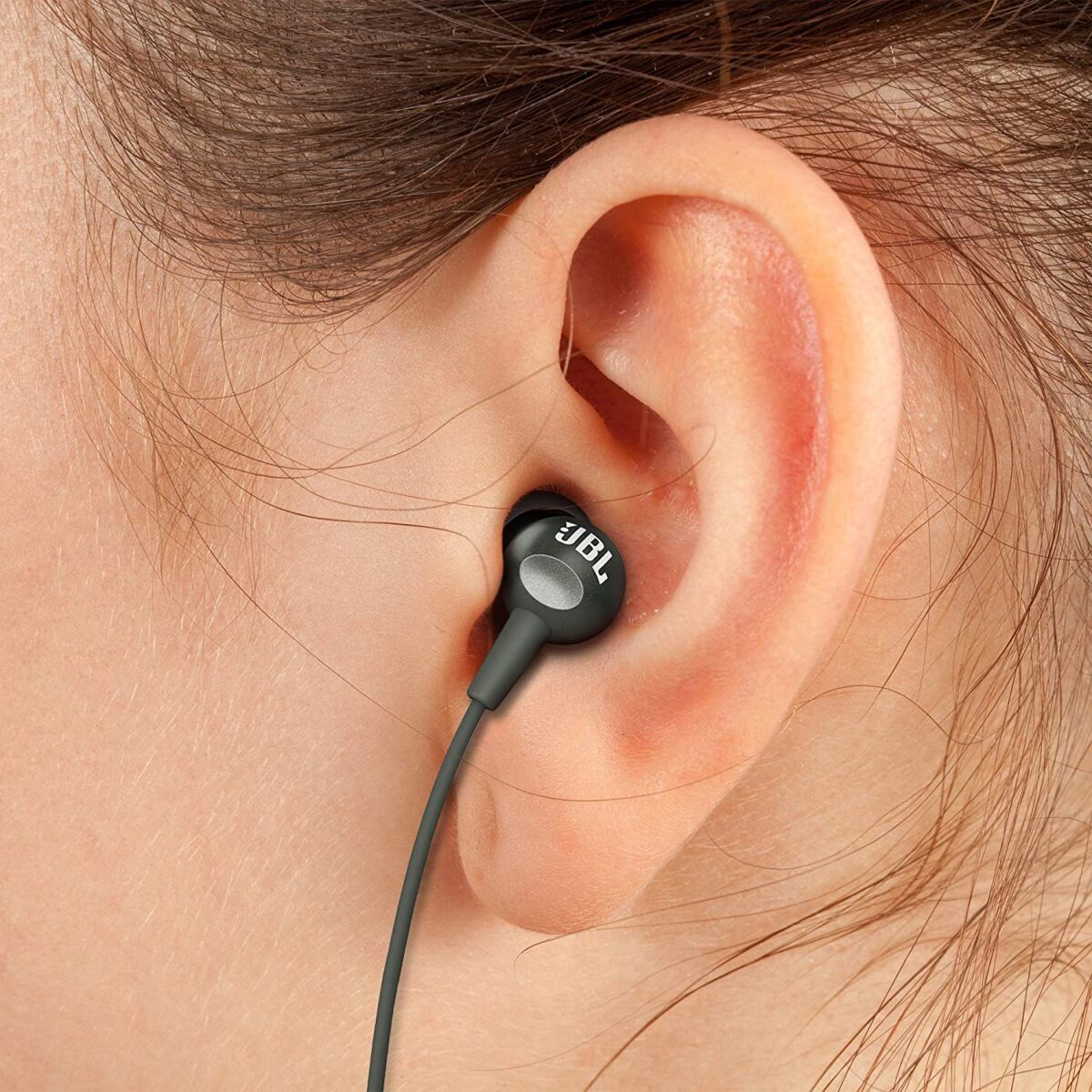 JBL C200SI in-Ear Premium Headphones with Mic (Gun Metal) - Image 2