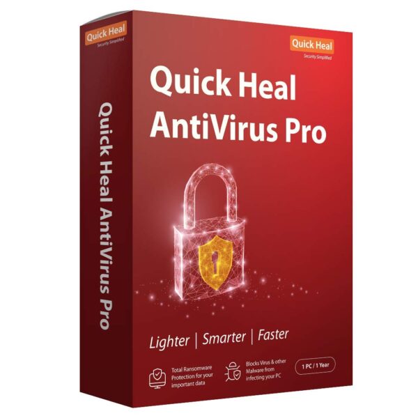 Quick Heal Antivirus Pro- 1 PC, 3 Years