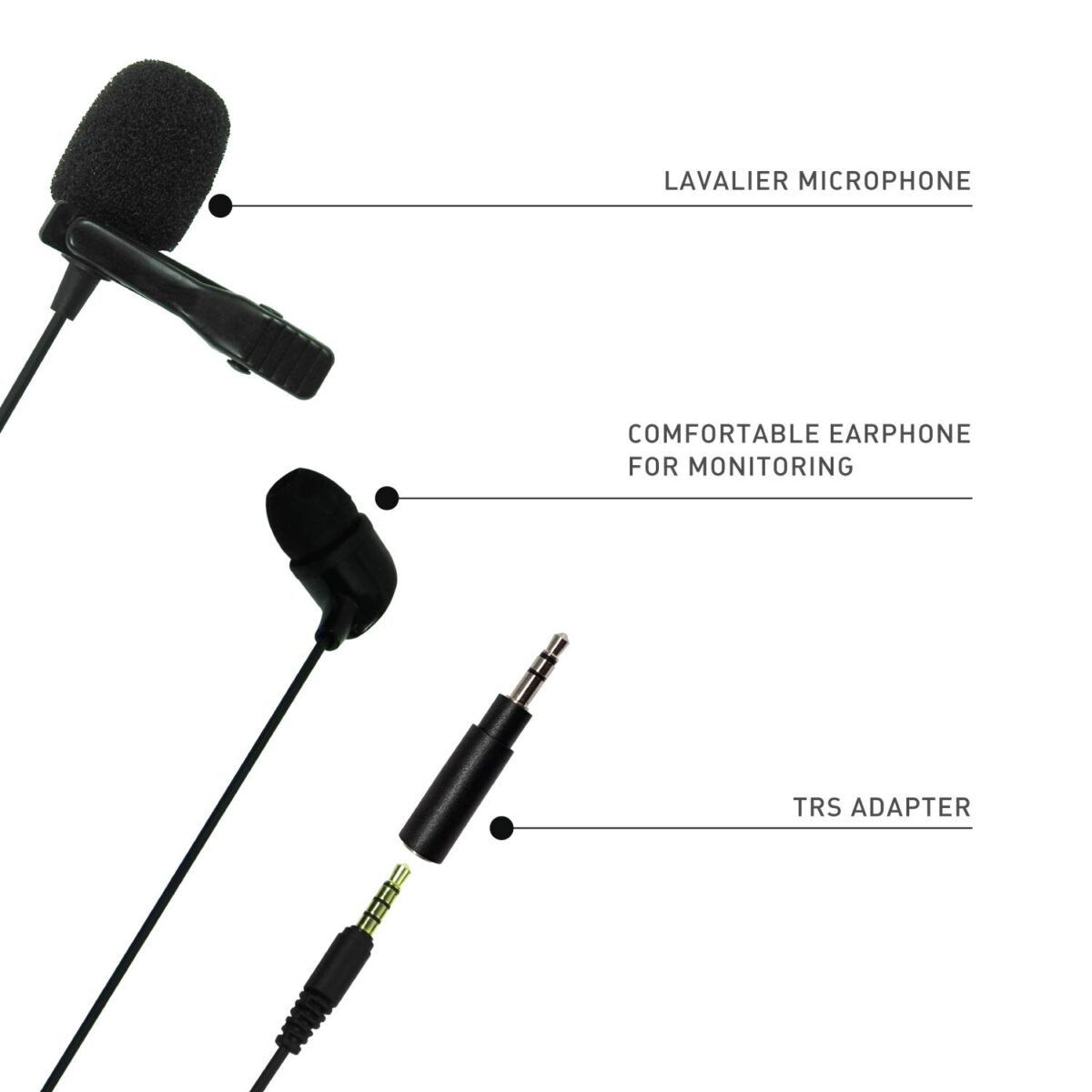 JBL Commercial CSLM20 Omnidirectional Lavalier Microphone - Image 3