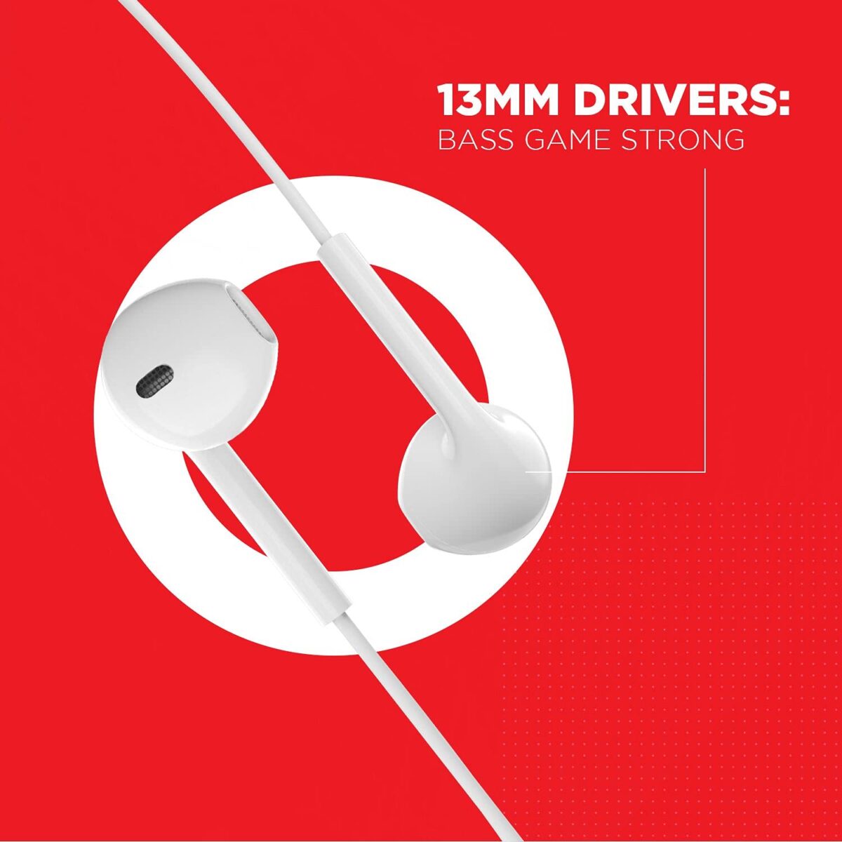 Boat Bassheads 105 in-Ear Wired Headset(White) - Image 5