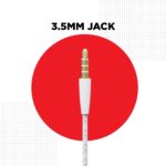 Boat Bassheads 105 in-Ear Wired Headset(White) - Image 4