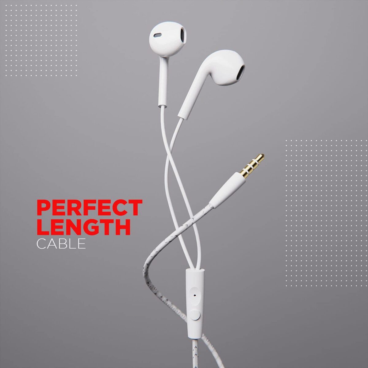 Boat Bassheads 105 in-Ear Wired Headset(White) - Image 3