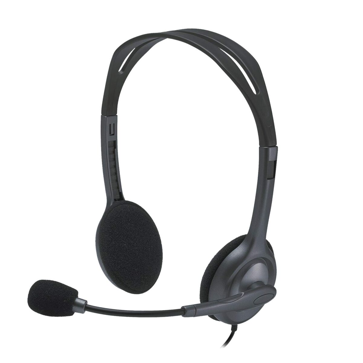 Logitech H111 Wired Headset (Black) - Image 1