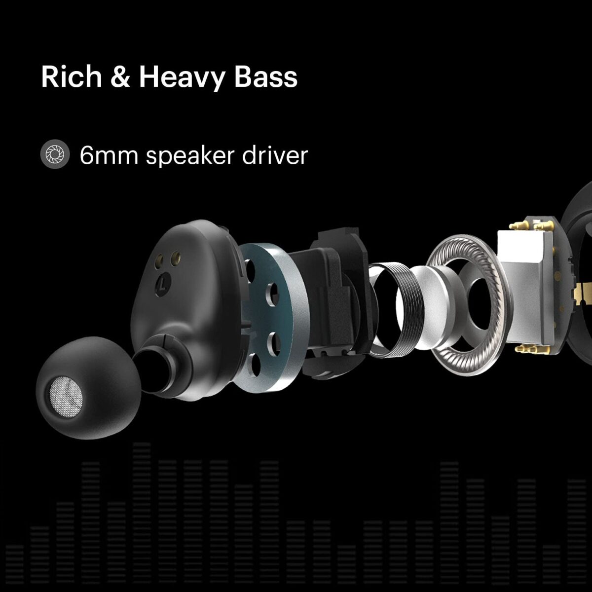 Noise Shots Neo 2 Wireless Earbuds  (Raven Black) - Image 4