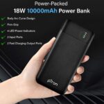 pTron Dynamo Pro 10000mAh 18W QC3.0 PD Power Bank (Black) - Image 3