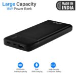 pTron Dynamo Pro 10000mAh 18W QC3.0 PD Power Bank (Black) - Image 6