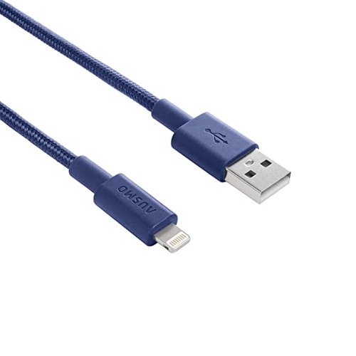 AUSMO XTRA CORE Lightning Rapid Charge Cable (Underwater Blue)
