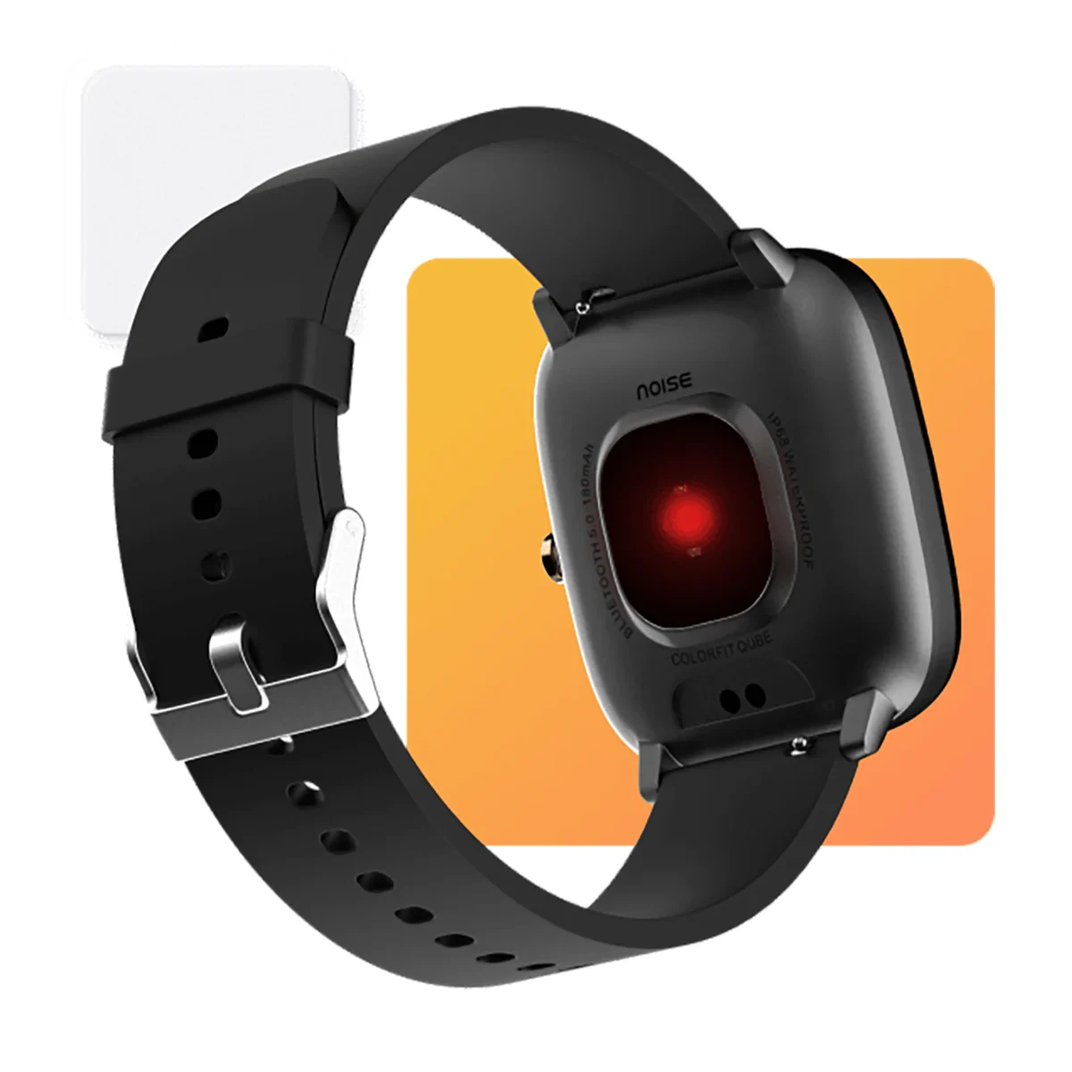Noise ColorFit Qube Smart Watch (Charcoal Black) - Image 4