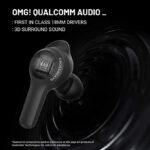Crossbeats Torq Bluetooth in-Ear Earbuds (Black) - Image 6