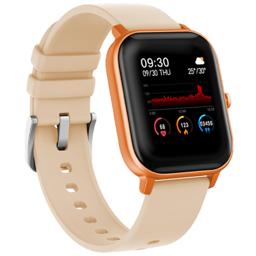 Fire-Boltt SpO2 Full Touch 1.4 inch Smart Watch (Gold)