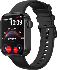Fire-Boltt Ring 2 Smartwatch with Bluetooth Calling (Black)