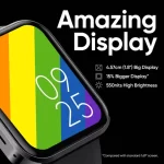 DIZO D Talk DW32051 Smartwatch with Bluetooth Calling (Classic Black) - Image 3