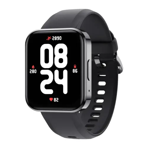 DIZO D Talk DW32051 Smartwatch with Bluetooth Calling (Classic Black)
