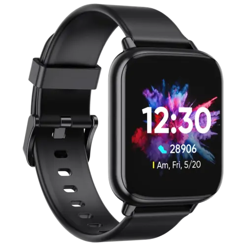 Dizo by realme TechLife Watch 2 DW2118 Smartwatch (Classic Black)