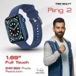 Fire-Boltt Ring 2 Smartwatch with Bluetooth Calling (Blue) - Image 3