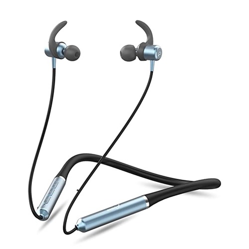 Pebble Flex Lite Neckband with True Bass (Misty Black)