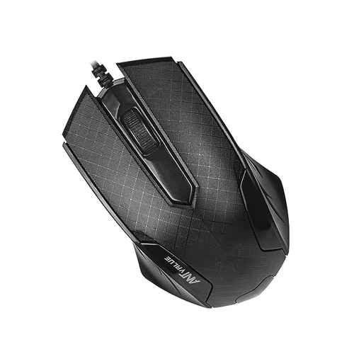 Ant Value OM100 Wired Optical Mouse (Black)
